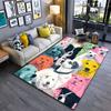 Colorful Portraits of Diverse Dogs Carpet Yoga Living Room Room Decor Children's Crawling Mat Doormat Area Rug Games Mat