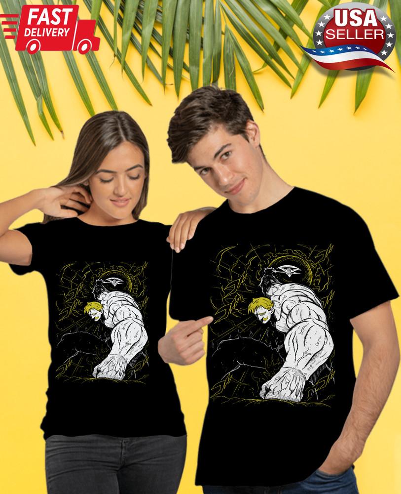 Seven Deadly Sins T-shirt,Manga,Anime,Meliodas, Gift Ban Black Shirt All Size