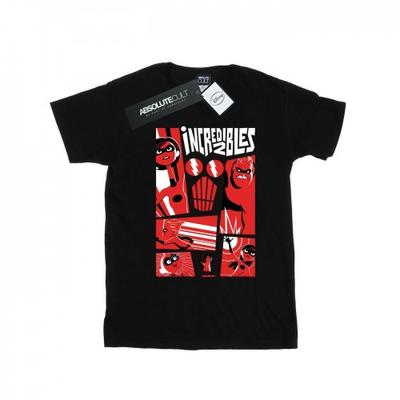 Womens/Ladies The Incredibles Collage Cotton Boyfriend T-Shirt