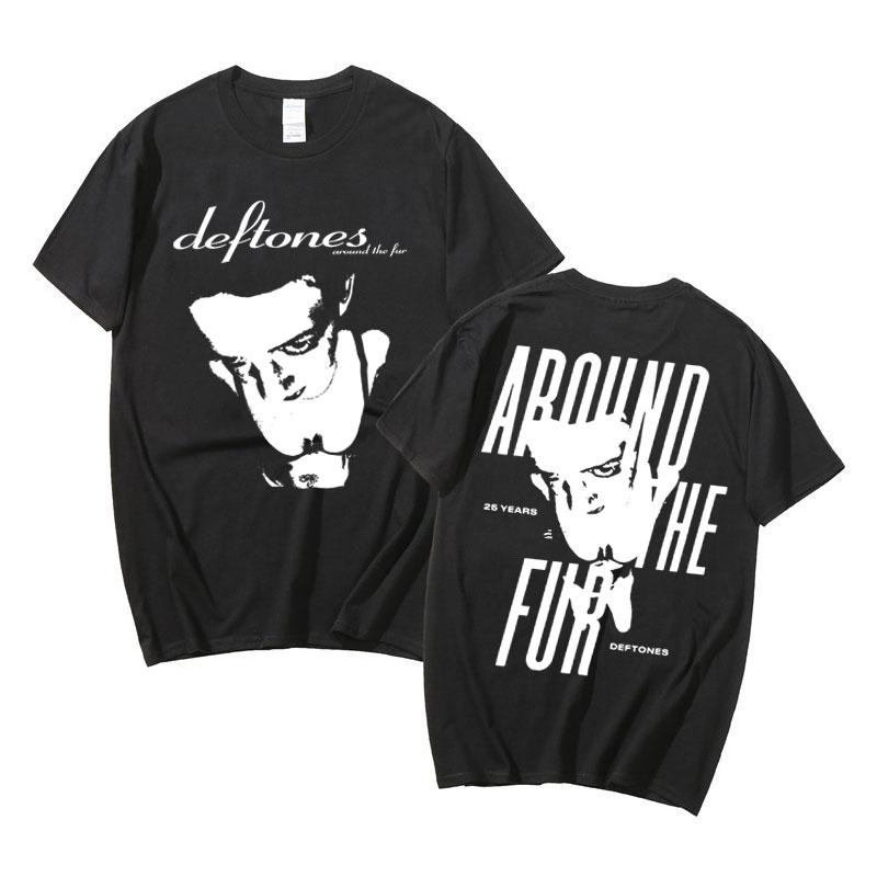 Edition Deftones Unisex Tshirt Around The Fur Tshirt Adrenaline T Shirt Deftones Print High Quality S