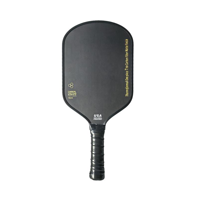 Thermally Pressed T700 Carbon Fiber Pickleball Racket Set Matte Finish 230g 42cm Length 16mm Thickness Professional Equipment