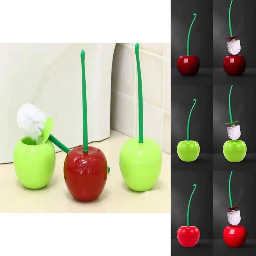 Durable Plastic Toilet Brush Set Cherry Toilet Brush For Effective Toilet Cleaning Innovative Cleaning Brush For Bathroom