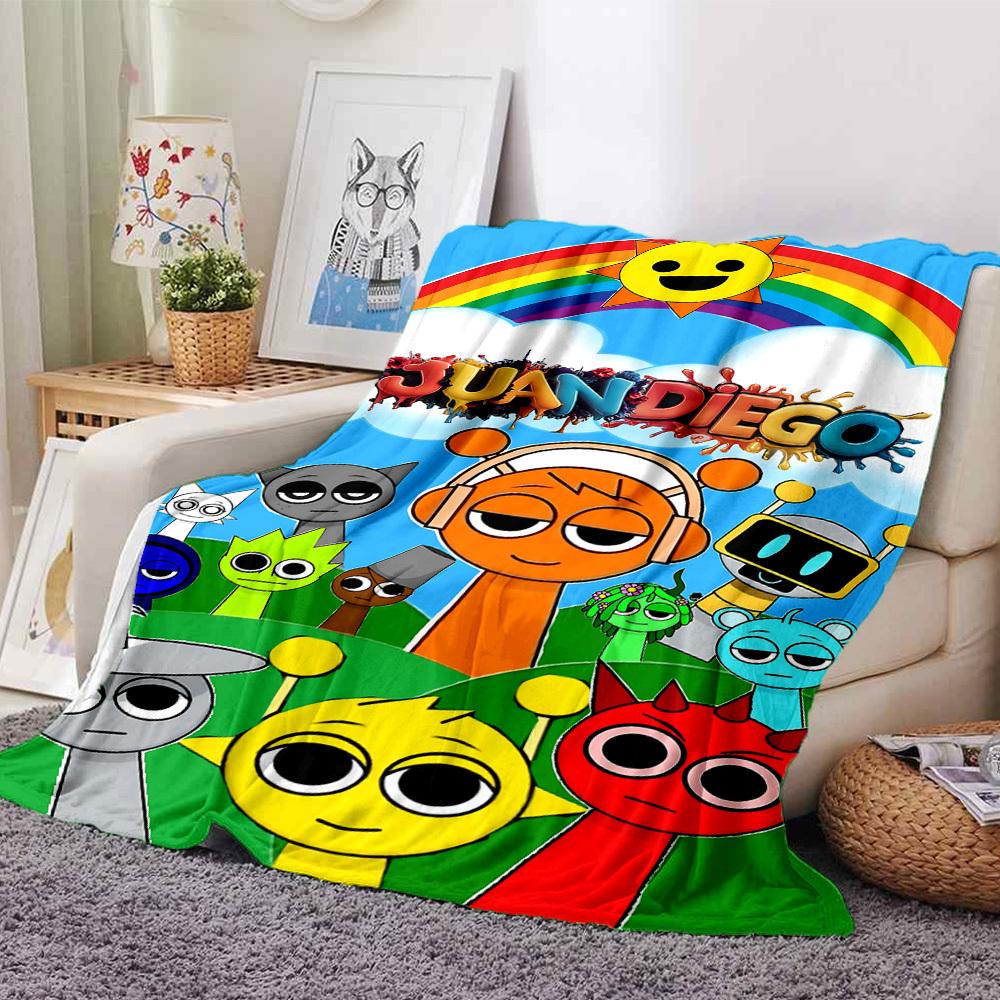 

1pc Juan Diego Soft Flannel All-Season Throw for Home, Office, Outdoor UseDurable Comfort 100598 80cmx120cm(31inx47in)