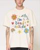 Im Dead Inside Tshirt Unisexs Unisexs Cute Doodle Graphic Tee Colorful Happy Sad Streetwear Short Sleeve Casual Oversized Top
