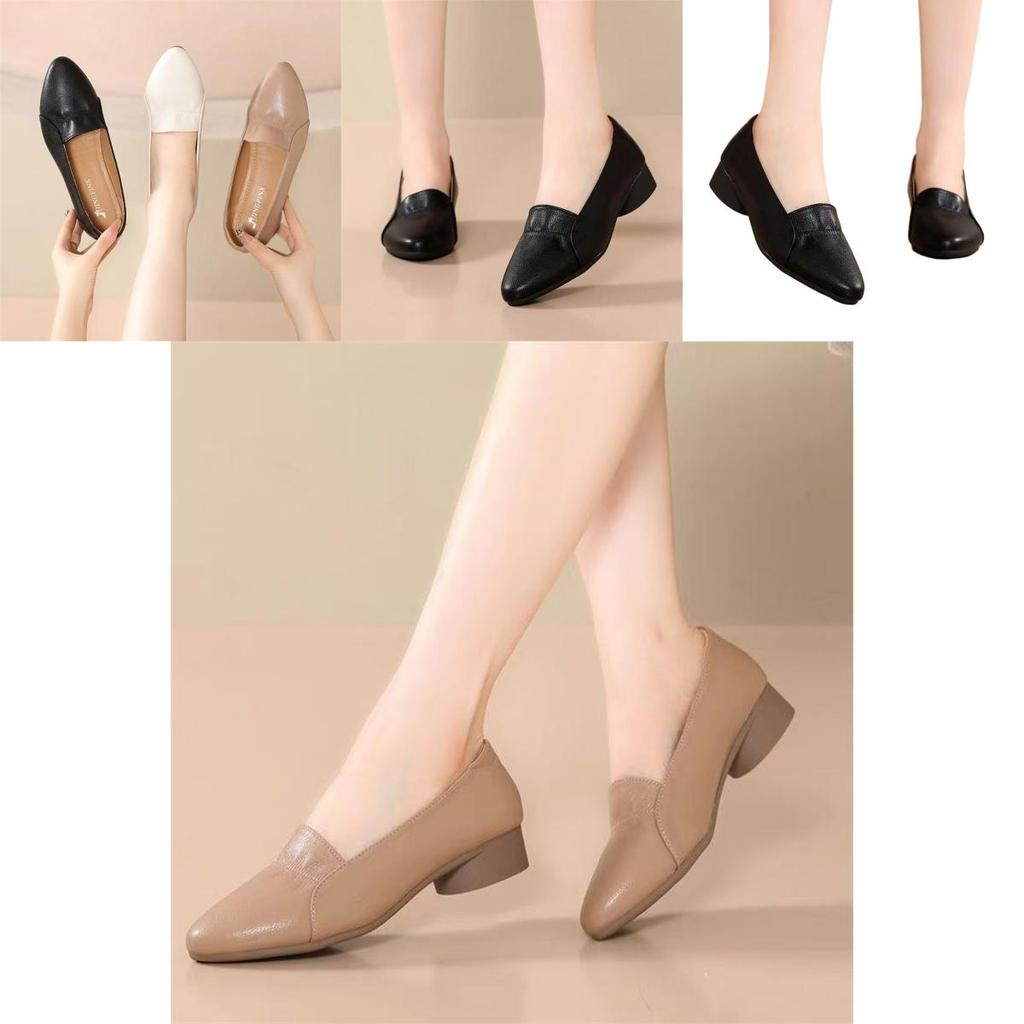 Spring Summer Womens Flat Loafers With Breathable Pu Material For Casual Wear