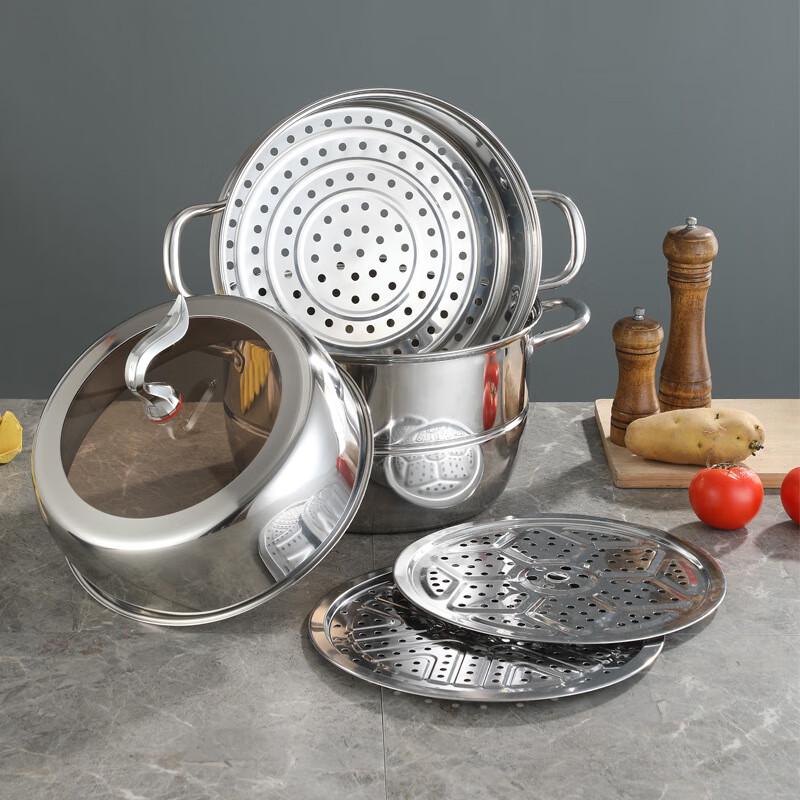 ZISIZ Verdickter Edelstahl Suppendampfgarer