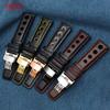 Bratara din piele naturala pentru tissot Sports Racing Series PRS516 T91 1853 Strat superior Bratara de ceas din piele de bovina 20mm pentru banda de ceas Chopin