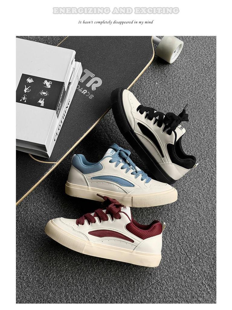Men's 2025 Summer Retro Sneakers - Niche Design, Thick-Soled Casual Sports Loafers