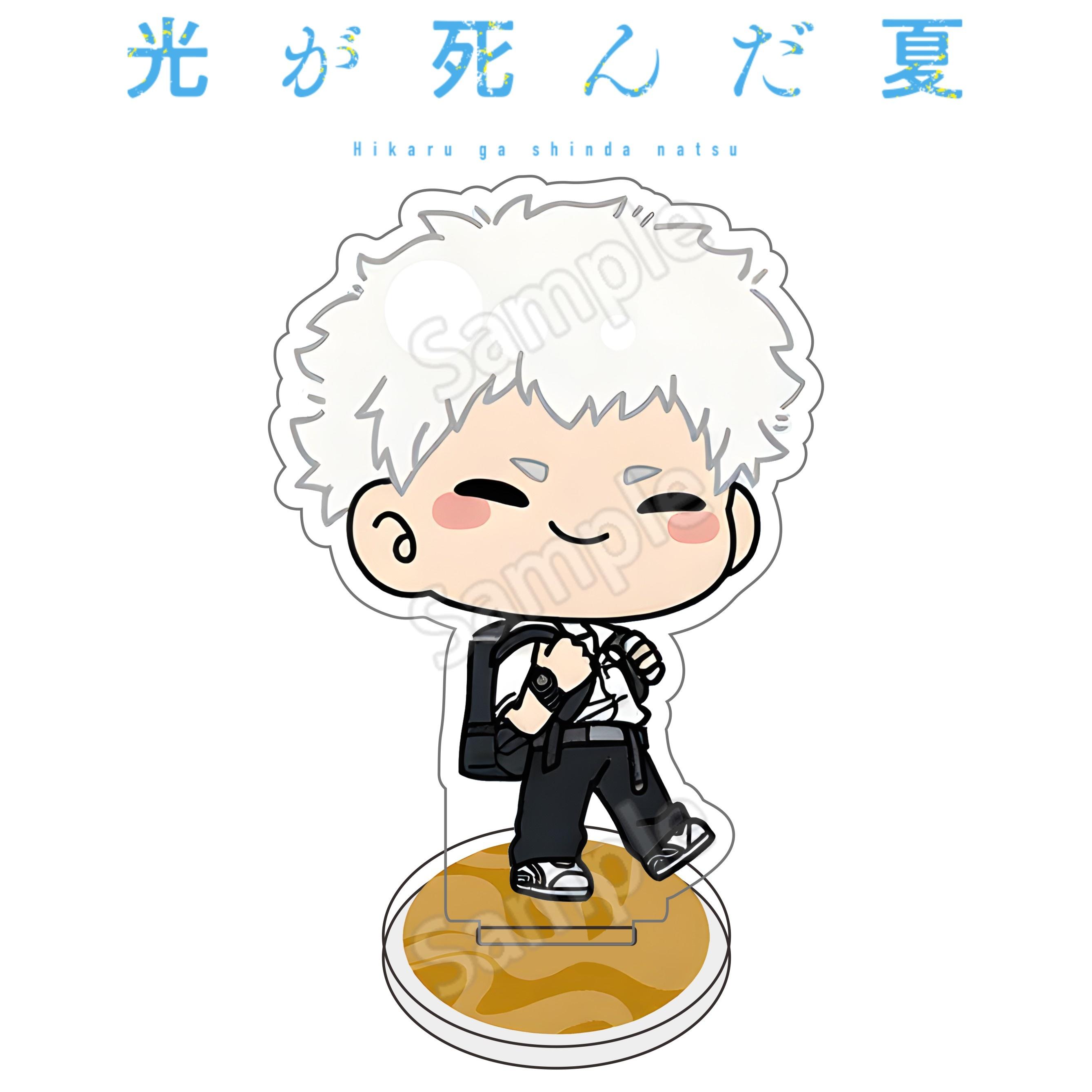 

10cm The Summer Hikaru Died Acrylic Stand Anime Hikanatsu Hikaru Indou- Yoshiki Tsujinaka Display Desk Decoration Friend Gift 10 cm