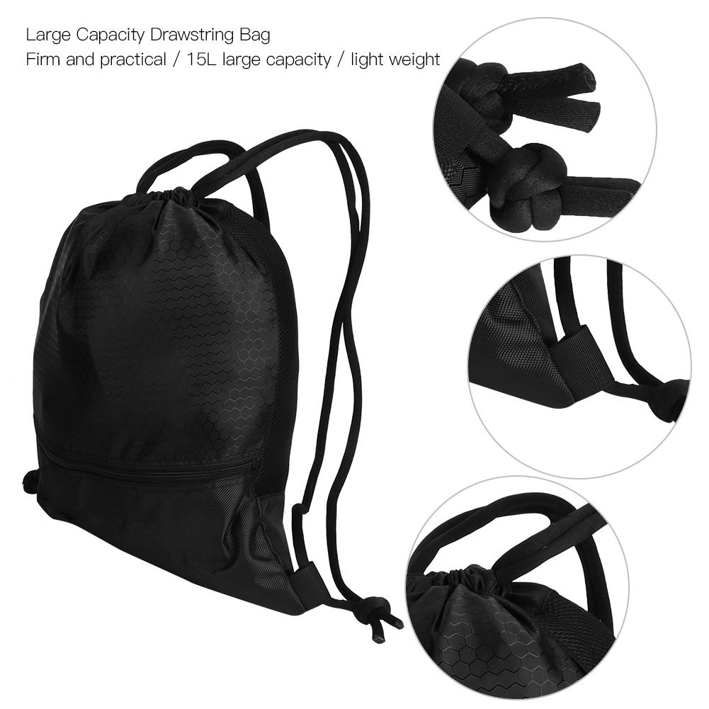 15L Großraum-Fahrradtasche Wasserdichter Atmungsaktiver Kordelzug-Rucksack für Outdoor-Fitness Sport1
