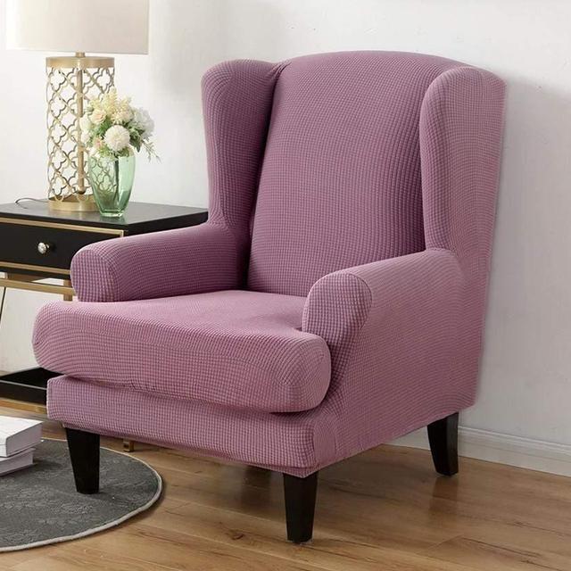 

Чохол для крісла Modern Wings Stretch Європейський чохол для крісла Wingback Чохол для крісла для вітальні Чохол для крісла