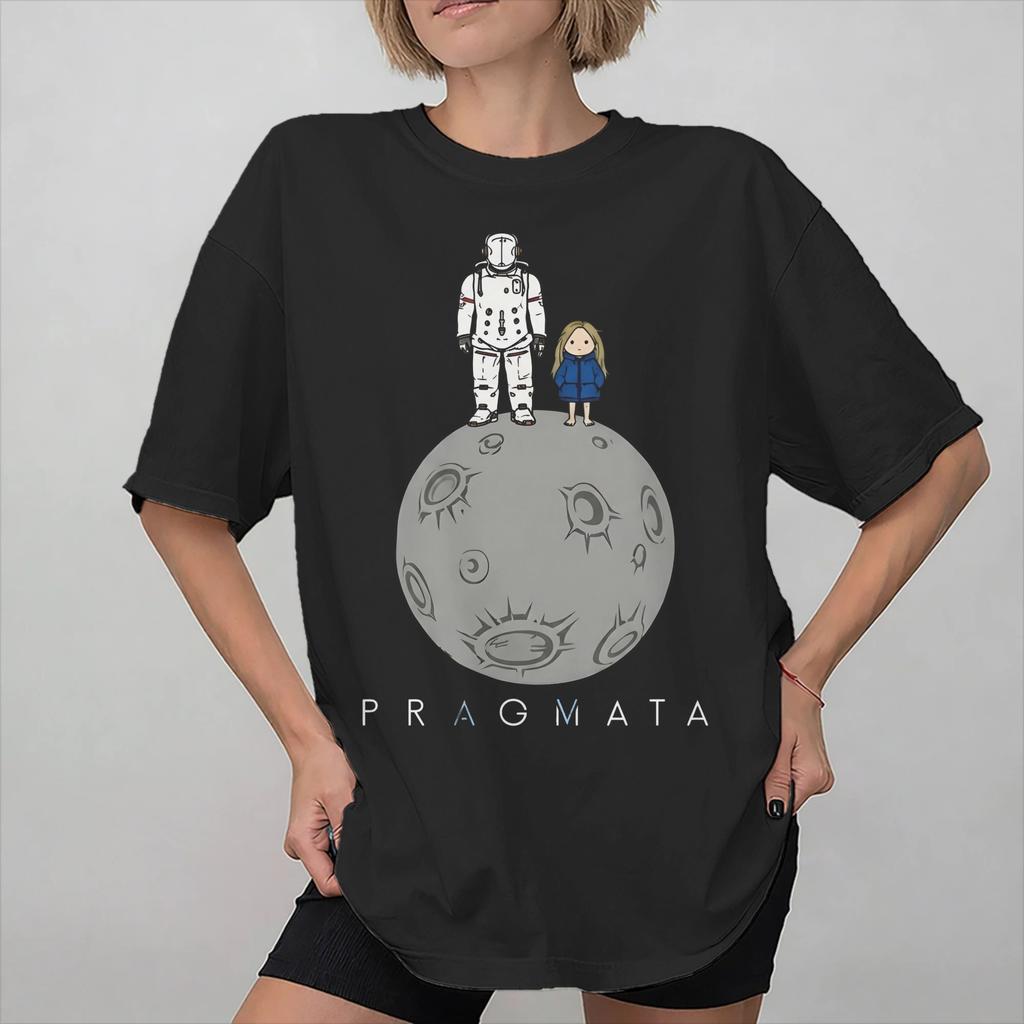 Pragmata Game 2026 Magliette Stampate Grafiche per Uomo e Donna Unisex 100% Cotone Maglietta Abbigliamento