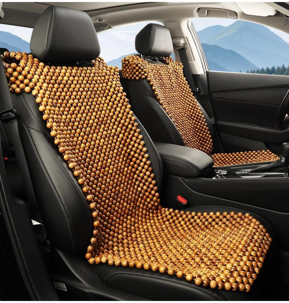 Universelles Ganzjahres-Autositzkissen aus Holzperlen für SUV, Limousine, LKW