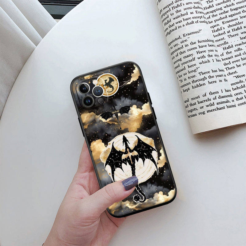 IR9 Fourth Wing Phone Shell for Samsung S20 S21 S22 S23 S24 FE Ultra Plus Lite S21S A55 A07 A17 F06 F16 M06 M16 M56 A36