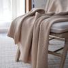Homlly Herringbone Knitted Soft Woven Blanket Throw
