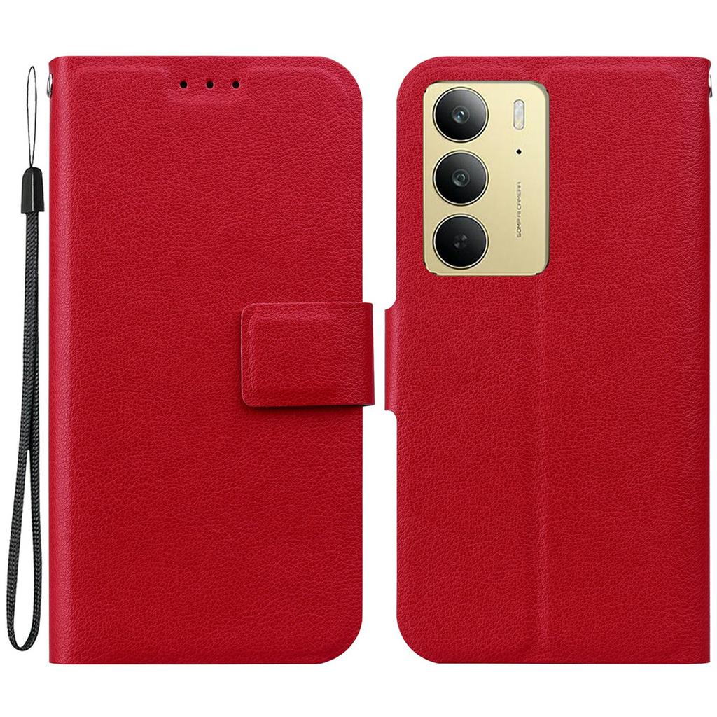 For Realme C75 4G Case Ultra-Thin PU Leather+TPU Phone Cover with Card Slot