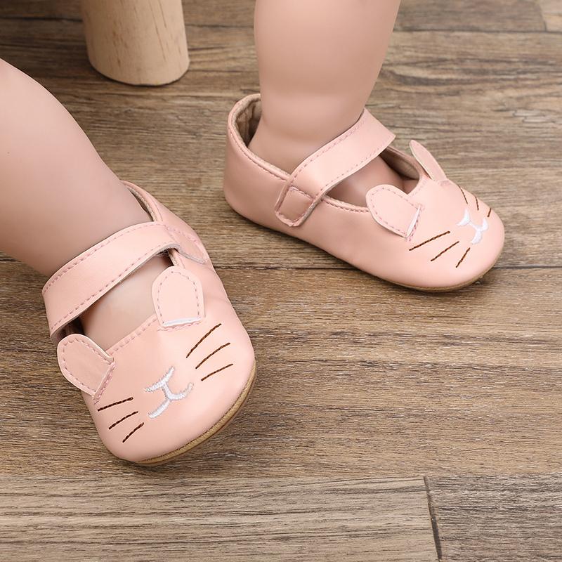Kinder Baby Frühling Sommer Niedliche Weiche Bequeme Cartoon Katze Design Weichen Boden Rutschfeste Kleinkind Schuhe Freizeitschuhe