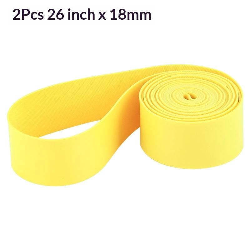 2Pcs Bicycle Rim Strip Tape Anti Puncture Durable Pvc For Road Mountain Bike Repair