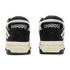 Li Ning Wave MID FLEECE Thermal Slip Resistant Mid top Skateboard Shoes Unisex Black White AGCV381-3