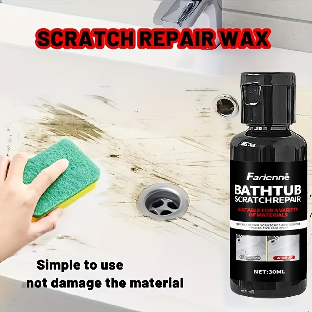 Multi-Purpose Repair Wax - Suitable for Bathtub, Toilet, Ceramic, Acrylic, Resin, Etc., Quickly Covers Scratches and Restores Gl