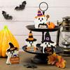 3Pcs/Set Funny Cute Ghost Table Ornament Creative Halloween Ghost Decor  Desk Decor