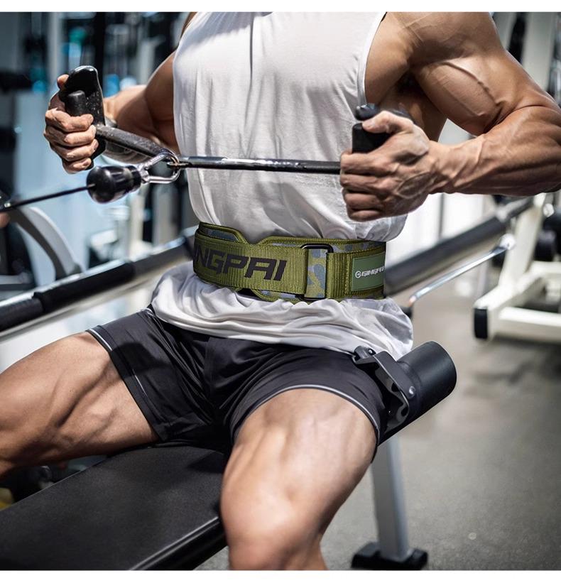 Unisex Weighted Compression Waist Belt for Squat, Deadlift, Powerlifting, Rowing, Bench Press, and Fitness Training