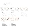 Color-Changing Anti-Blue Light Retro Cat-Eye Glasses with Metal Frame