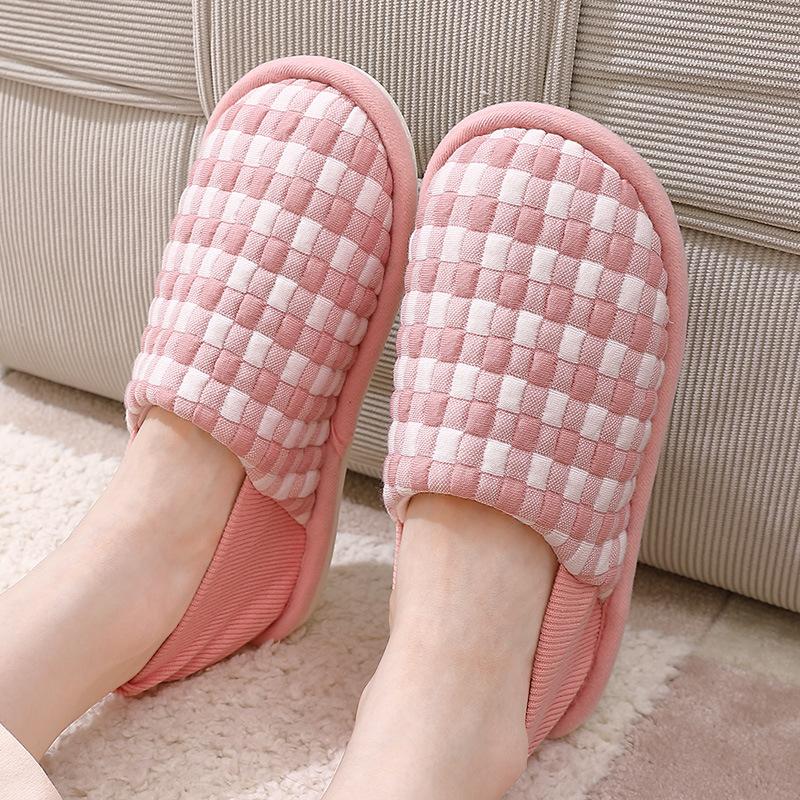 

New shoes summer maternity non-slip silent thick-soled indoor home bag and cotton slippers women s 36-37