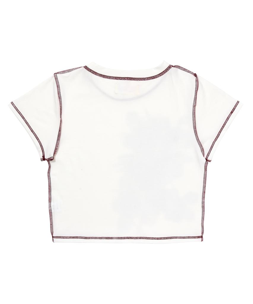 DAMP Leaf Stitch Crop Top