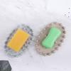 Silicone Soap Dish with Drain Anti-Slip Bottom Self Draining Bar Soap Holder Soap Tray Bathroom Sink Organizer