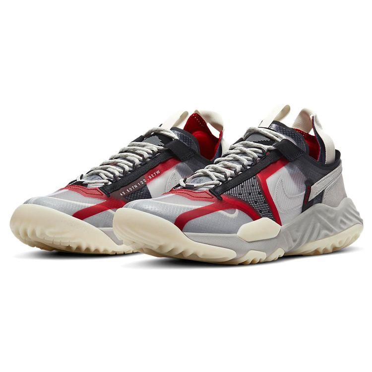 Air Jordan Delta Breathe Průhledná Středně šedá Unisex Tenisky Světle béžová Univerzitní červená CW0783-901