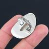 Natural Scolecite Gemstone Stackable White Ring Size 7 925 Sterling Silver