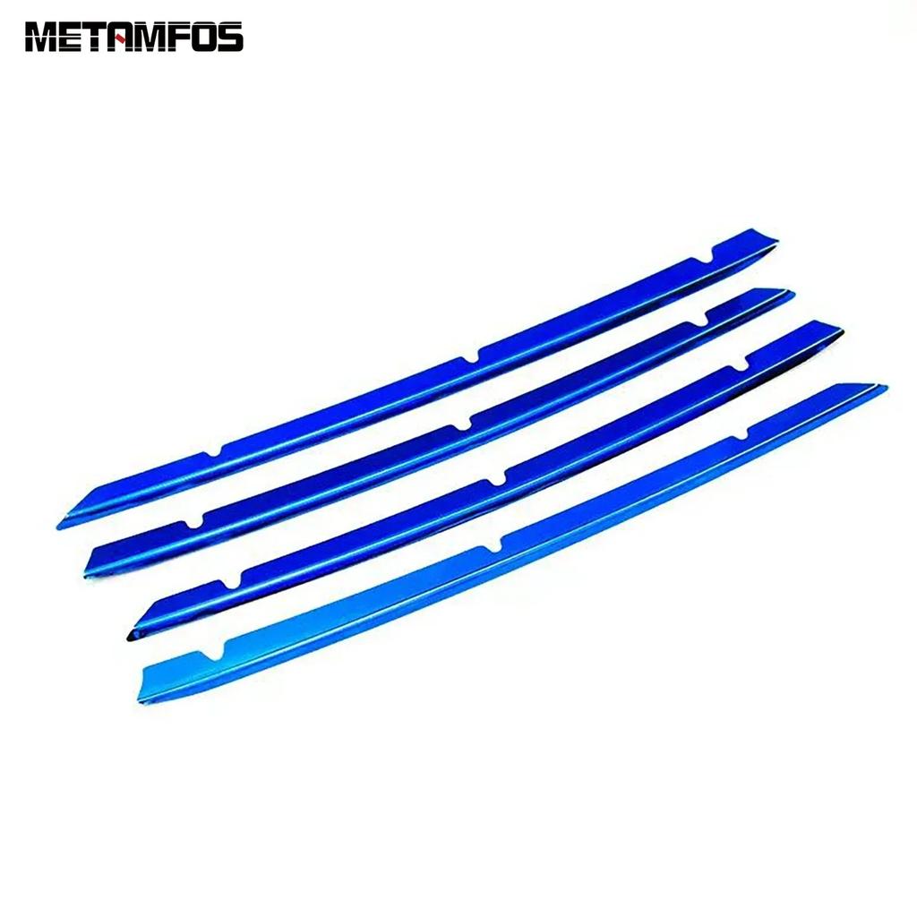 For Toyota Camry LE XLE 2018   Stainless Steel Front Center Grille Racing Grill Trim Sticker Accessories Car Styling