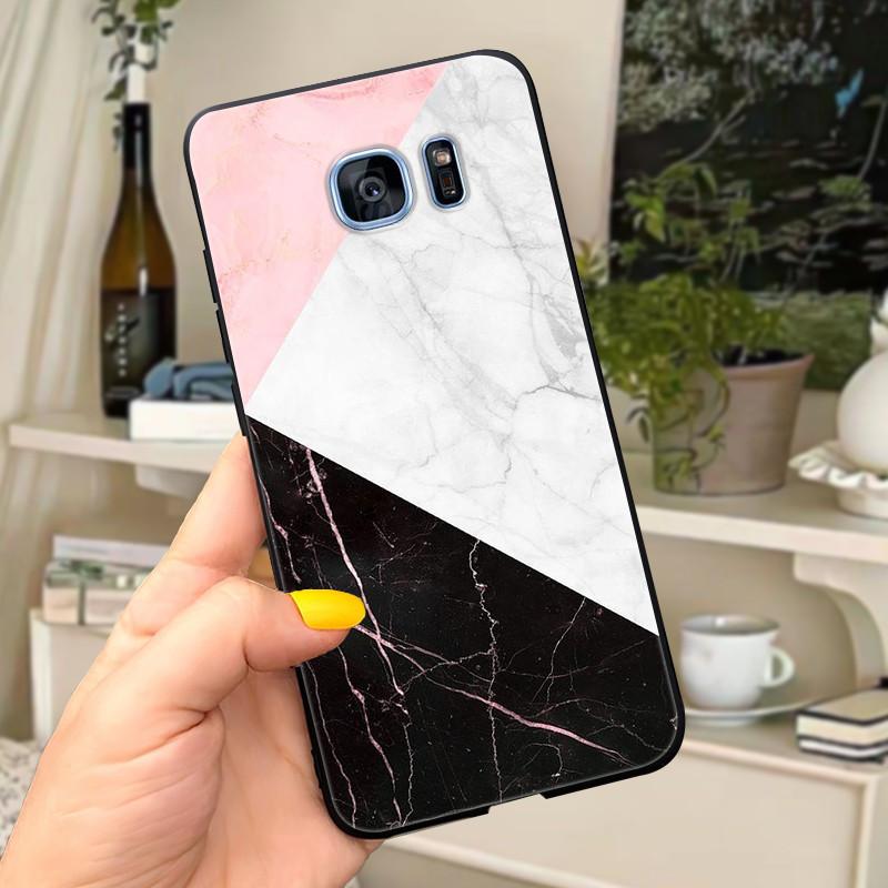 For Samsung Galaxy S7 edge Case Cover Cute Letters Soft Silicone Coque Phone Case For Samsung s 7 S7 edge S7edge G930 G935 cases