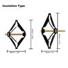 40pcs Fixed Set Bottom Cassette Repairer Wall Mount Switch Cassette Repairing Tool  Electrician Use