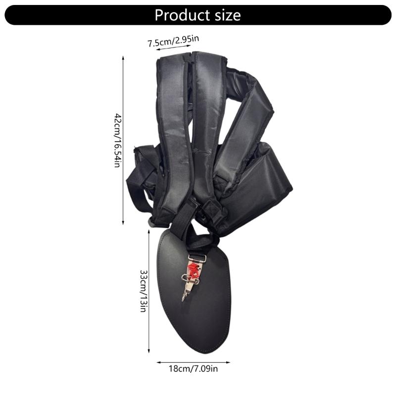 Universal Shoulder Harness Suitable for Gas Electric Trimmers Durable Nylon Strap For Extended Outdoor Use
