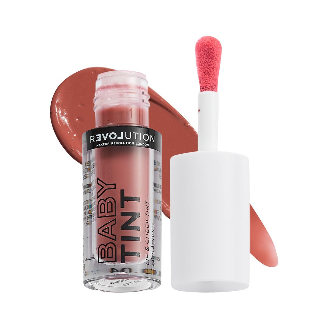 

Relove by Revolution Baby Tint Lip & Cheek Tint- Coral | 2-in-1 Lightweight Blush & Lip Color | Long-Lasting, Dewy Finish | Buildable Pigment for