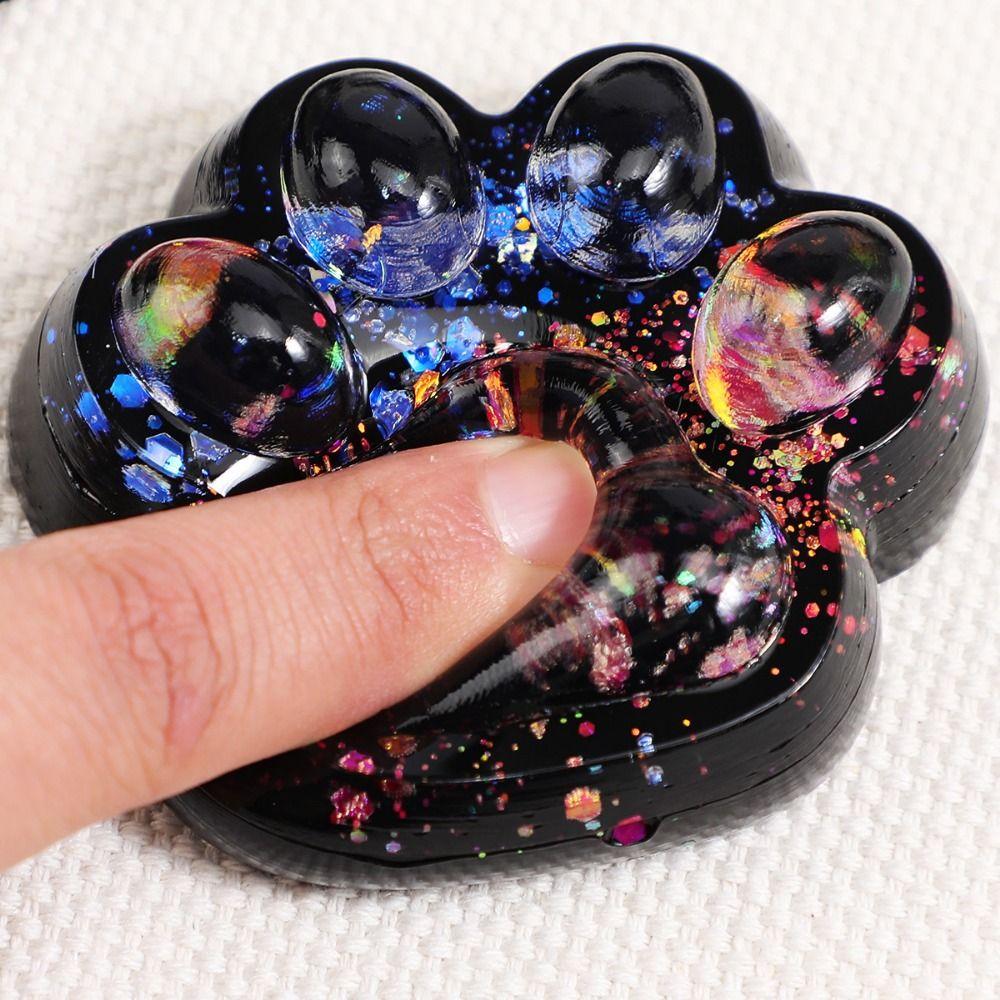 Blingbling Slow Rebound Cat Paw Squeeze Toy Kneading Cat Paw Pinch Toy  Practical Jokes