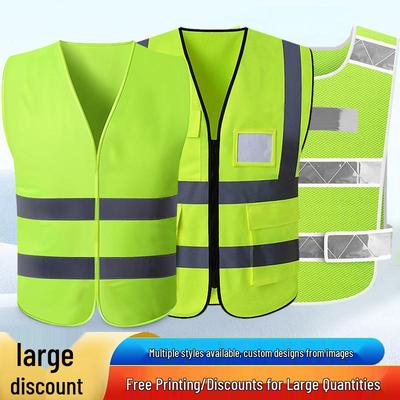 Reflective Safety Vest for Construction and Night Riding