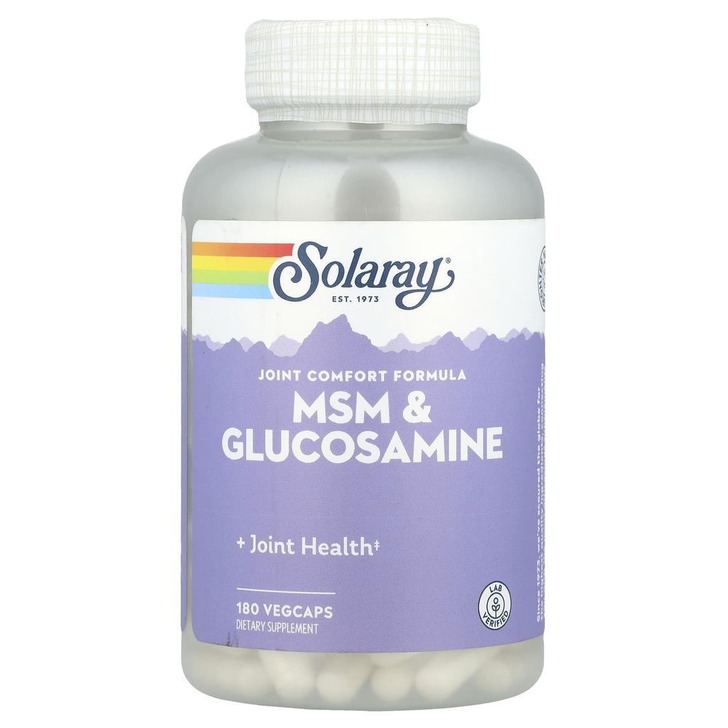 MSM & Glucosamine, Veggie Capsules 180