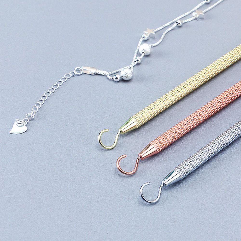 Clip Bracelet Helper Fastening Bracelet Wear Auxiliary Rod Useful Jewelry Helper  Clasps