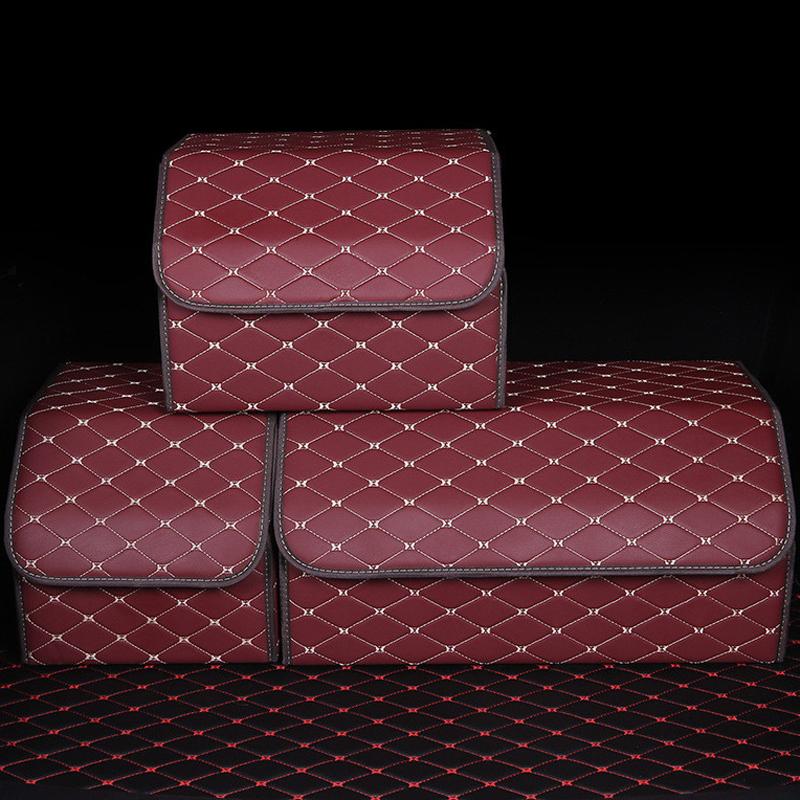 

Многоцелевой складной органайзер для хранения в багажнике автомобиля большой емкости с крышкой, портативная сумка для хранения автомобиля, органайзер для багажника автомобиля L