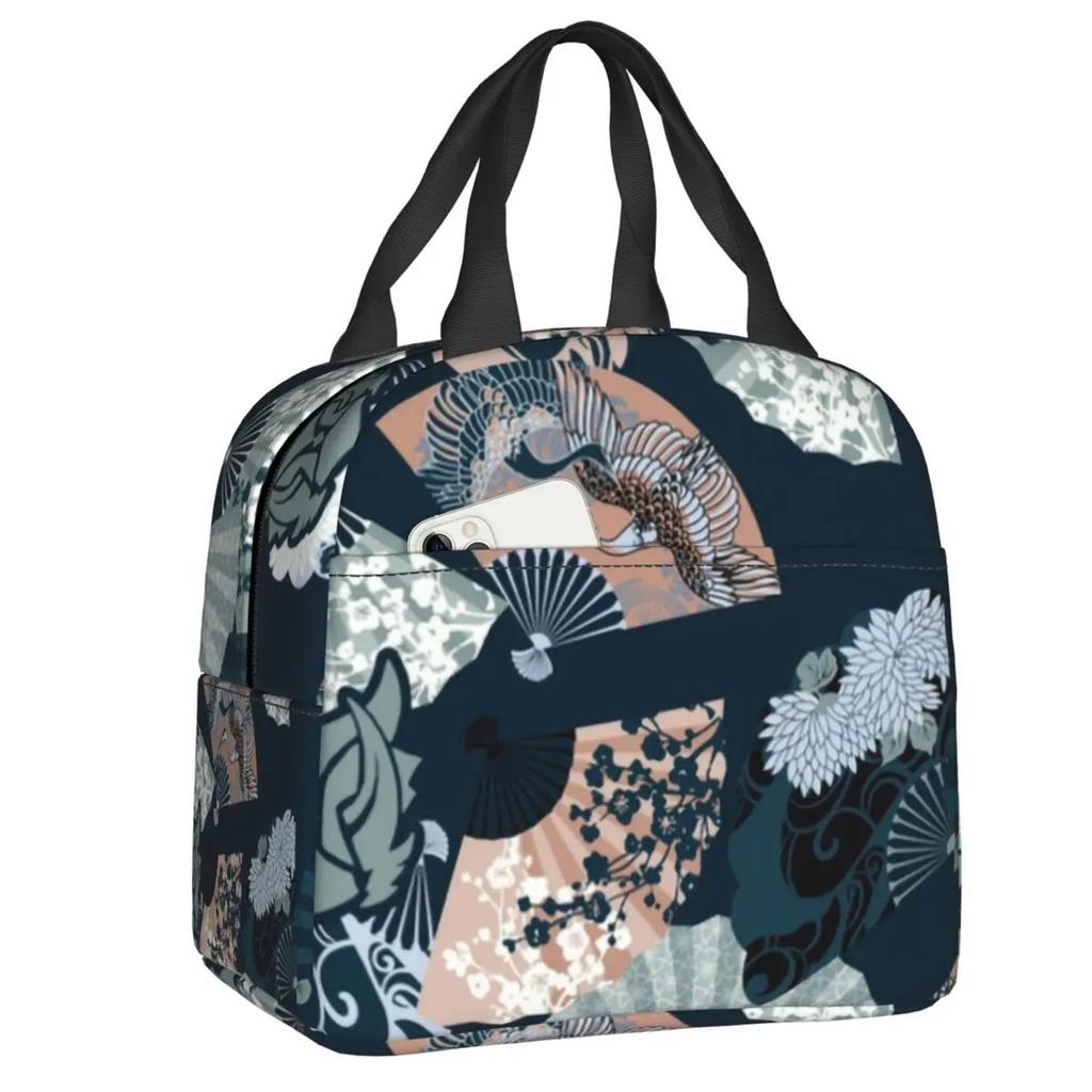 The Untamed WangXian Bunny Insulated Lunch Bags for Women Mo Dao Zu Shi Resuable Cooler Thermal Bento Box Outdoor Camping Travel