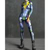 Costumi da Palco Stampa Digitale 3D per Adulti Evento di Halloween Carnevale Festa a Tema Costume Cosplay Gioco di Ruolo Tuta
