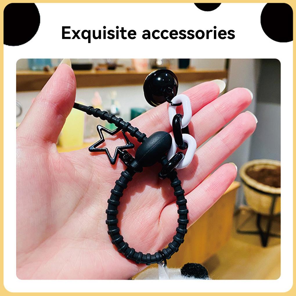 Keychain Holder Cartoon Animal Portable Car Motorcycle Keyring Pendant Ring Bag Decoration Key Chain Jewelry Children