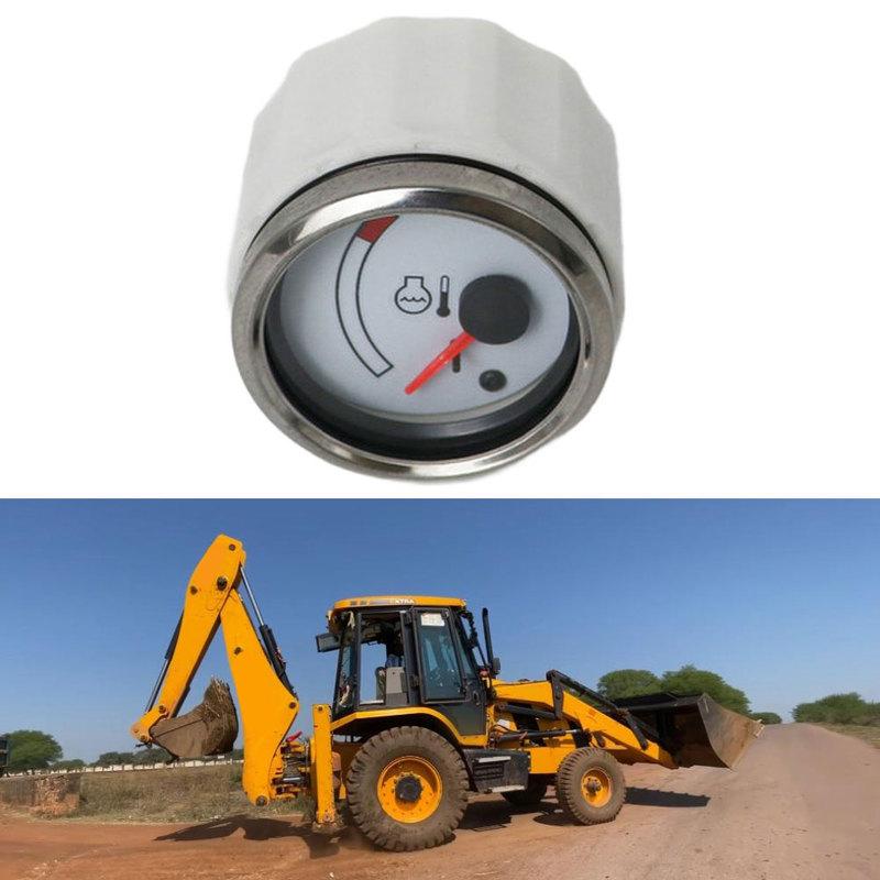 Car Electronic Water Temperature Gauge 704/50099 70450099 12/24V For Loaders 52mm Iron With White Display Water Temp Gauges
