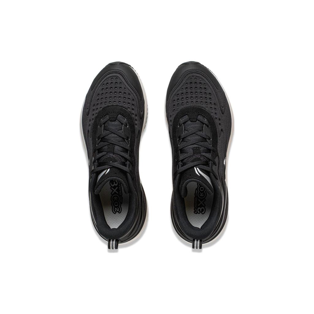 Li Ning Cushioning, Wear Resistant Low top Running Shoes Women's Black ARST042-1