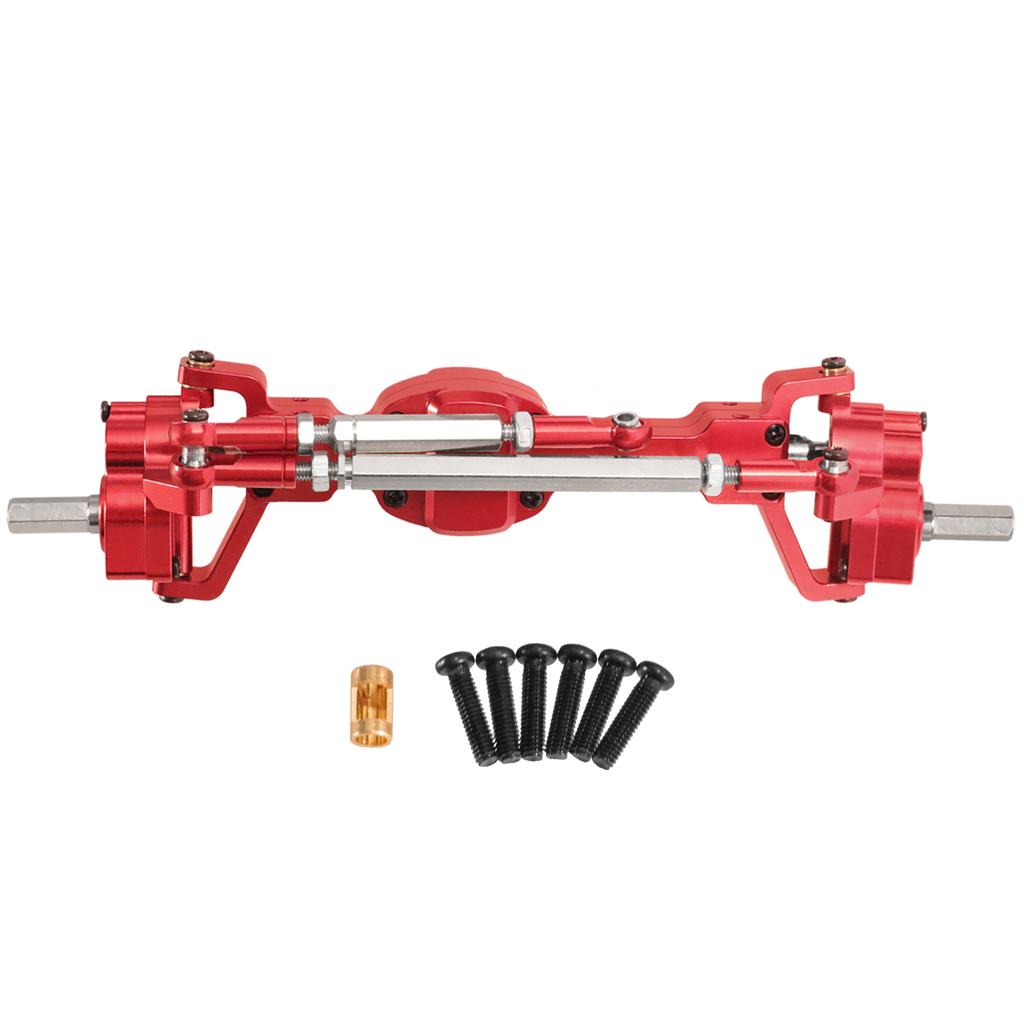 Aluminum Alloy CNC Anodized Full Metal Front Rear Portal Axle for JJRC 1/10 C8815 Willys MB  Retro Jeep Upgrade Accessories