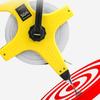 Heavy Duty ABS Tape Measure with 3 Meter Reward Tape Waterproof Nylon Fiber Coating for Construction Tailoring Home Use