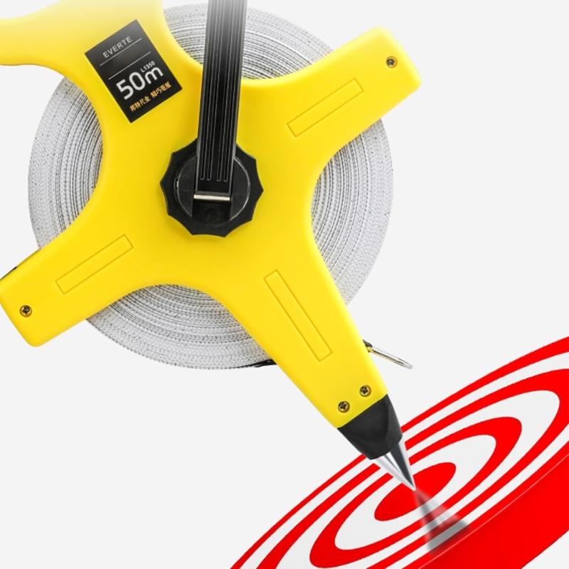 Heavy Duty ABS Tape Measure with 3 Meter Reward Tape Waterproof Nylon Fiber Coating for Construction Tailoring Home Use
